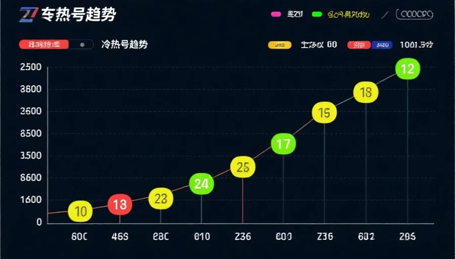 赛车号码走势图,部分号码被高亮显示,突出冷热号趋势,图表风格现代简洁